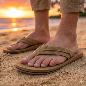 REEF Marbea SL Flip Flops Mens Size 8 Bronze Brown New RF002096BZB Sandals *NEW*